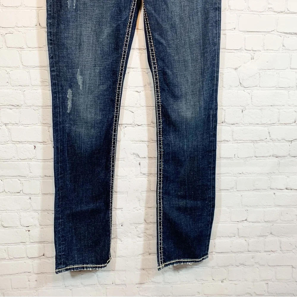 Silver Jeans Suki Curvy Fit Mid Rise Straight Leg NWT - Picture 4 of 9